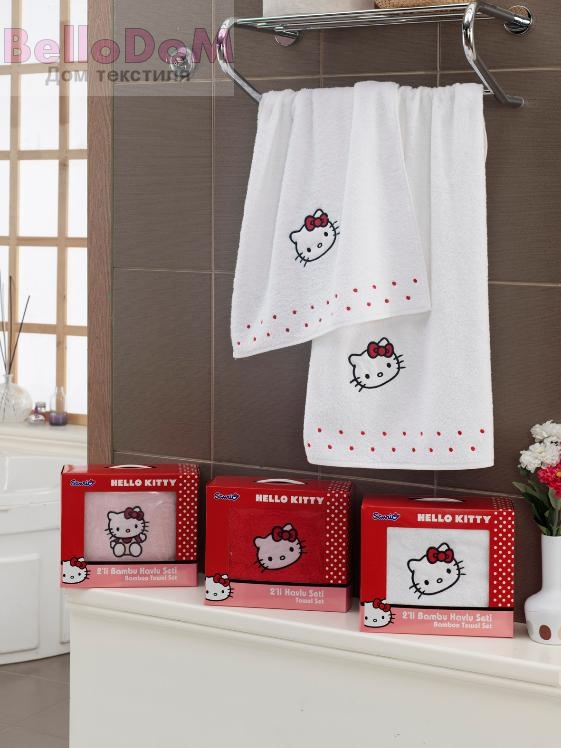 картинка Комплект полотенец Hello Kitty Bamboo